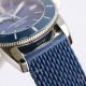 GF Swiss Replica Breitling Superocean Heritage II B20 Blue Dial Mesh-styled Rubber Strap (4)_th.jpg